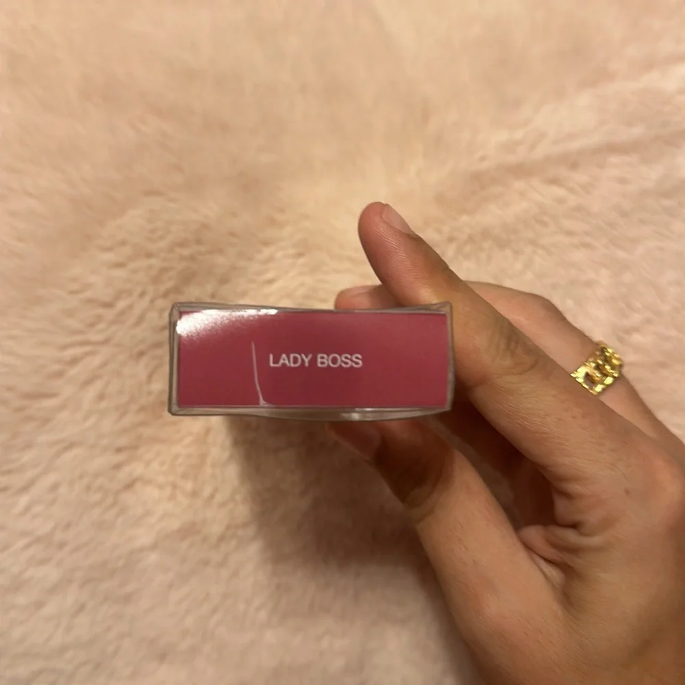 Brand new Huda beauty Demi Matte cream lipstick in the shade lady BOSS